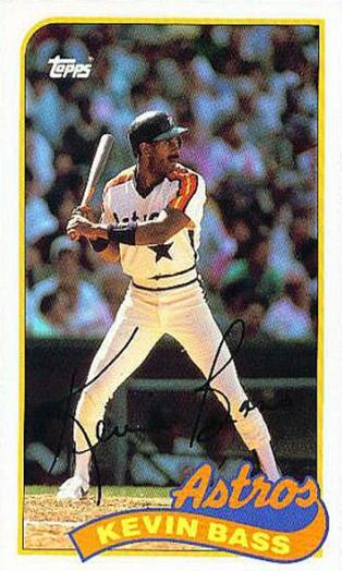 1989 Topps/LJN Baseball Talk #98 Kevin Bass Front