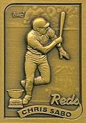 1989 Topps Gallery of Champions Bronze #490 Chris Sabo Front