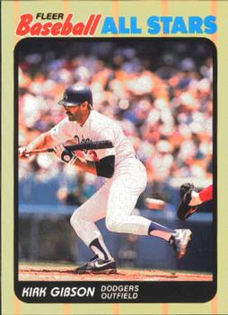 1989 Fleer Baseball All-Stars #14 Kirk Gibson  Front