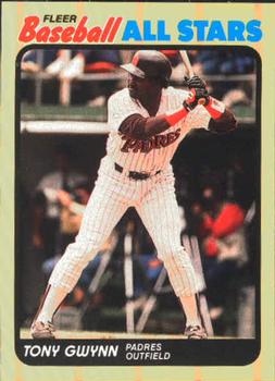 1989 Fleer Baseball All-Stars #19 Tony Gwynn  Front