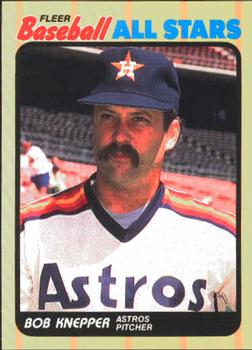 1989 Fleer Baseball All-Stars #25 Bob Knepper  Front