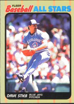 1989 Fleer Baseball All-Stars #40 Dave Stieb  Front