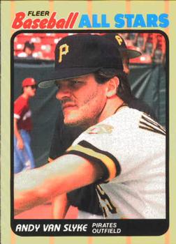 1989 Fleer Baseball All-Stars #42 Andy Van Slyke  Front