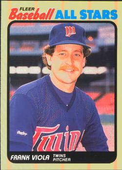 1989 Fleer Baseball All-Stars #43 Frank Viola  Front