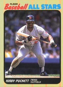 1989 Fleer Baseball All-Stars #32 Kirby Puckett  Front