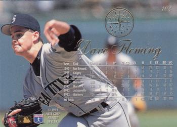 1994 Flair #102 Dave Fleming Back