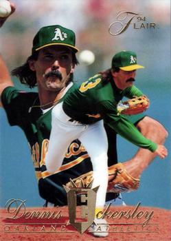 1994 Flair #91 Dennis Eckersley Front