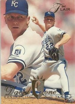 1994 Flair #297 David Cone Front