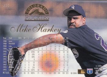 1994 Flair #154 Mike Harkey Back