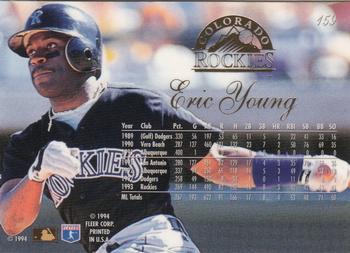 1994 Flair #159 Eric Young Back