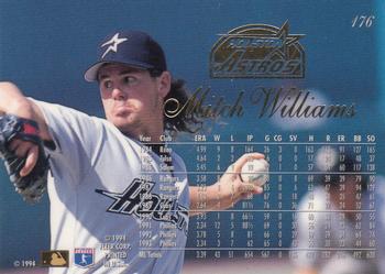 Autograph Warehouse 688902 Mitch Williams Autographed Houston Astros 1994 Topps Finest No.242 Baseball Card