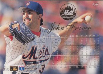 1994 Flair #196 John Franco Back