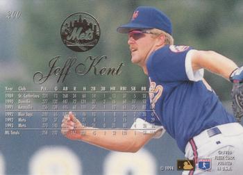 1994 Flair #200 Jeff Kent Back