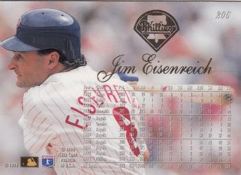 1994 Flair #206 Jim Eisenreich Back