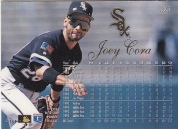 1994 Flair #275 Joey Cora Back