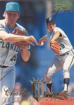 1994 Flair #382 Charlie Hough Front