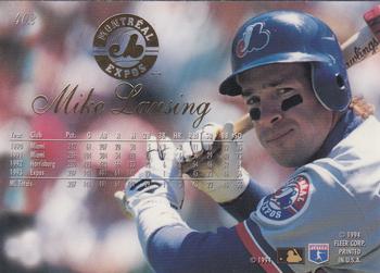 1994 Flair #402 Mike Lansing Back