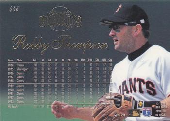 1994 Flair #446 Robby Thompson Back