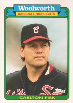 1990 Topps Woolworth Baseball Highlights #13 Carlton Fisk Front