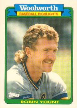1990 Topps Woolworth Baseball Highlights #1 Robin Yount Front