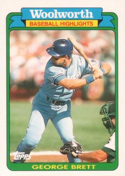 1990 Topps Woolworth Baseball Highlights #9 George Brett Front