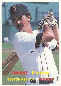 1990 SCD Baseball Card Price Guide Monthly #10 Dwight Evans Front