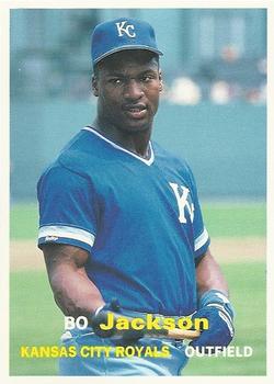 1990 SCD Baseball Card Price Guide Monthly #12 Bo Jackson Front