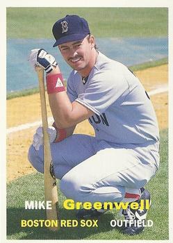 1990 SCD Baseball Card Price Guide Monthly #15 Mike Greenwell Front