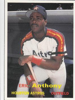 1990 SCD Baseball Card Price Guide Monthly #16 Eric Anthony Front
