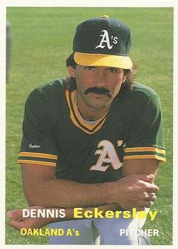 1990 SCD Baseball Card Price Guide Monthly #17 Dennis Eckersley  Front