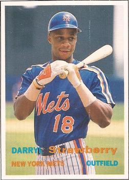 1990 SCD Baseball Card Price Guide Monthly #1 Darryl Strawberry  Front