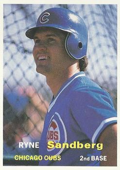 1990 SCD Baseball Card Price Guide Monthly #20 Ryne Sandberg Front