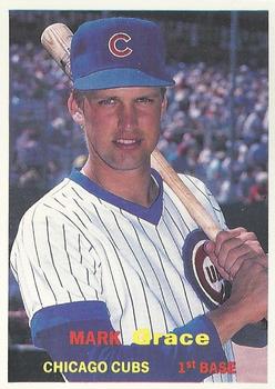 1990 SCD Baseball Card Price Guide Monthly #33 Mark Grace Front