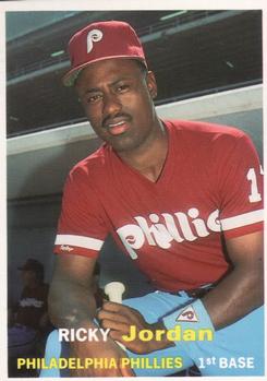 1990 SCD Baseball Card Price Guide Monthly #34 Ricky Jordan Front