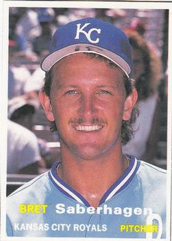 1990 SCD Baseball Card Price Guide Monthly #39 Bret Saberhagen  Front