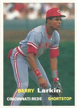 1990 SCD Baseball Card Price Guide Monthly #46 Barry Larkin Front