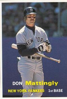1990 SCD Baseball Card Price Guide Monthly #13 Don Mattingly Front