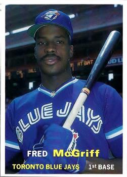 1990 SCD Baseball Card Price Guide Monthly #32 Fred McGriff Front