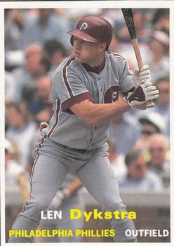 1990 SCD Baseball Card Price Guide Monthly #60 Lenny Dykstra Front