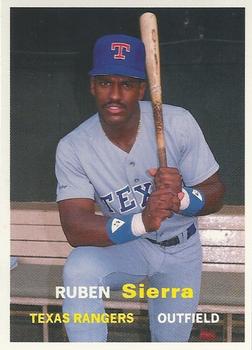 1990 SCD Baseball Card Price Guide Monthly #6 Ruben Sierra Front