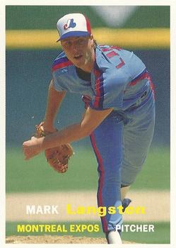 1990 SCD Baseball Card Price Guide Monthly #9 Mark Langston Front
