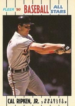 1990 Fleer Baseball All-Stars #30 Cal Ripken, Jr. Front