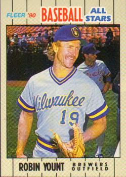 1990 Fleer Baseball All-Stars #44 Robin Yount Front