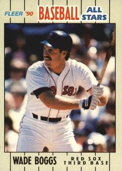 1990 Fleer Baseball All-Stars #1 Wade Boggs Front