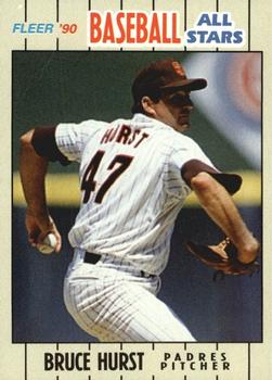 1990 Fleer Baseball All-Stars #19 Bruce Hurst Front
