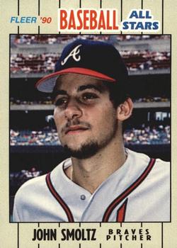 1990 Fleer Baseball All-Stars #36 John Smoltz Front