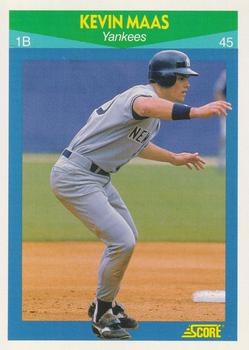 1990 Score Rising Stars #27 Kevin Maas Front