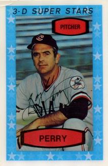 1975 Kellogg's 3-D Super Stars #45 Gaylord Perry  Front