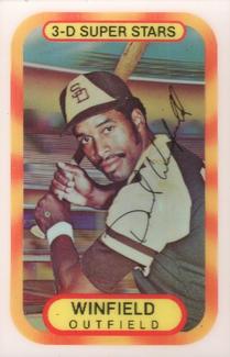 1977 Kellogg's 3-D Super Stars #28 Dave Winfield Front