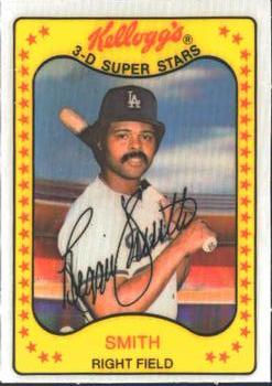 1981 Kellogg's 3-D Super Stars #36 Reggie Smith Front